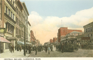 Central Square Looking East postcard