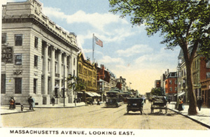 Mass. Ave. East postcard