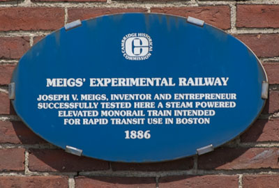 Meigs Elevated Railway Plaque