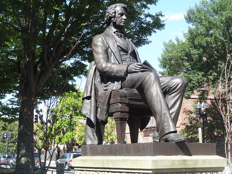 Charles Sumner Statue - Harvard Square