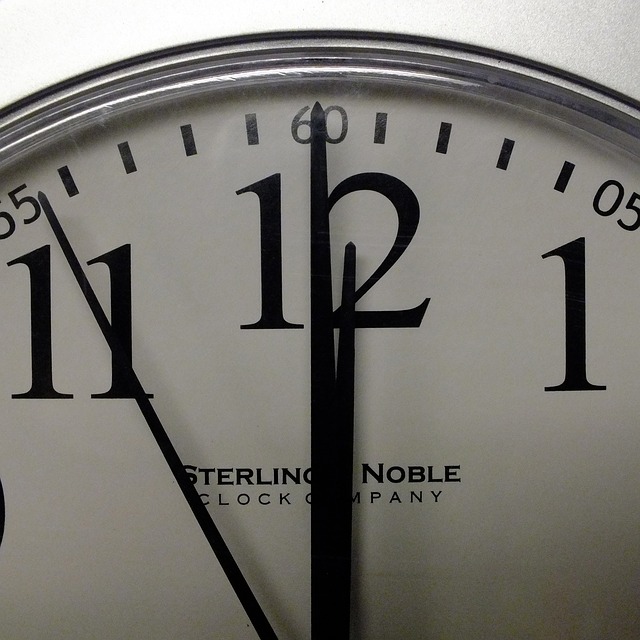 Clock ticking