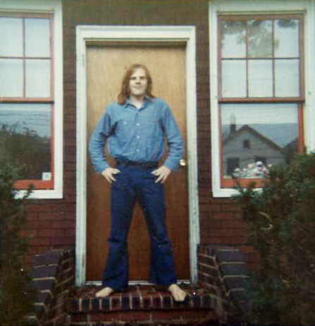 Robert at front door
